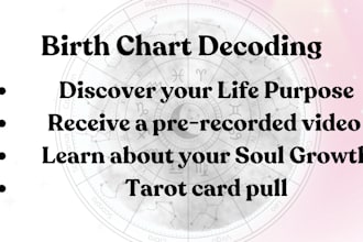 help you decode your birth chart to find your purpose