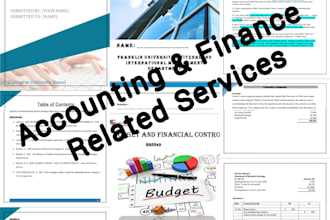 do accounting, finance and related services