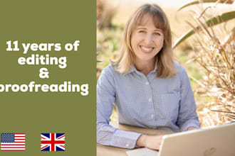 professionally proofread, edit and rewrite your document