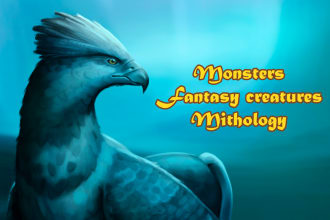 draw a fantasy creature, monster, mythical creature concept art