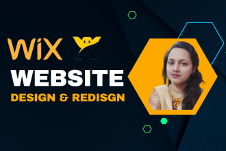 do wix website design or redesign wix website and wix website wix studio
