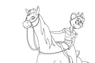 draw coloring book illustrations