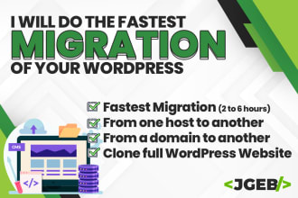 migrate to new host or domain your wordpress website
