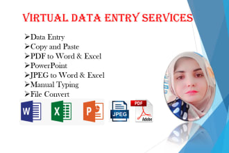 do data entry jobs, copy paste, convert pdf to word