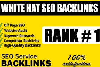 rank your website with off page SEO service, dofollow white hat backlinks