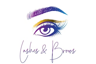 provide a cosmetic, spa, eyelash, beauty salon logo