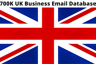 provide 700k UK business email database