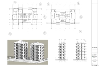 do your architectural and structural bim model with revit