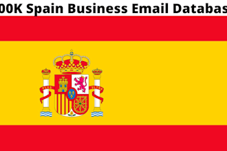 provide 700k spain business email database
