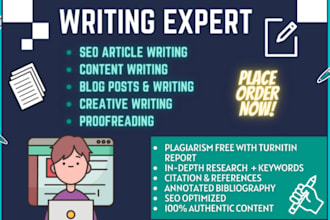 write articles and blog posts