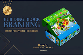 design toy, kids, gadget, blister box, dieline template with cgi ai ads