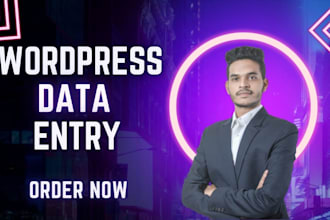 do professional ecommerce and wordpress data entry, woocommerce product listing