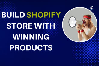 build shopify store with winning products in 24 hours