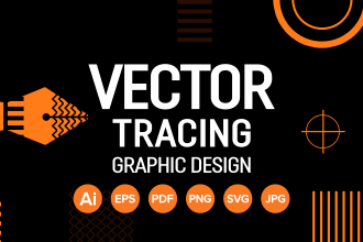 redraw, vectorize, convert logo or graphic to vector