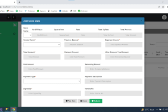 develop asp net mvc core web application and bug fixing