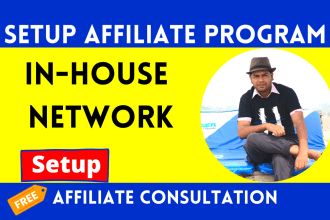 setup affiliate program to track your affiliate sales