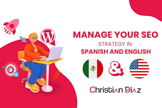 manage your SEO strategy in spanish and english