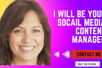 be your monthly social media manager and content creator