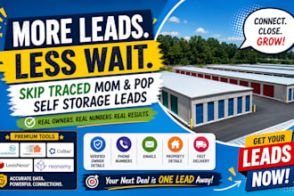 do lead generation of mom and pop self storages