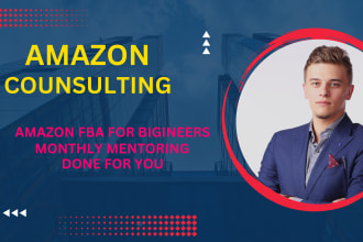be your amazon fba coach business consultant and mentor
