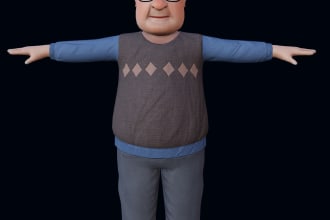 do toon characters low poly high poly