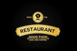 design professional restaurant, cafe and food logo