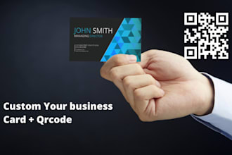 designing your business card with qrcode