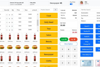 build pos machine or online billing software