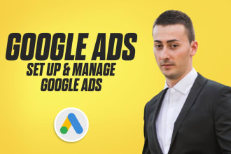 set up and manage your google ads and PPC campaigns