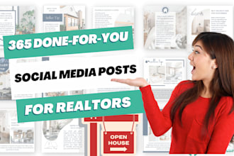 give you 365 social media posts for real estate agents or realtors