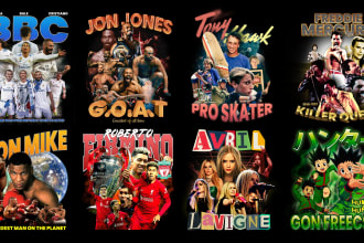 design an awesome 90s bootleg tshirt