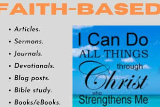 be kdp christian book ghostwriter, devotional, self help book, ebook writer