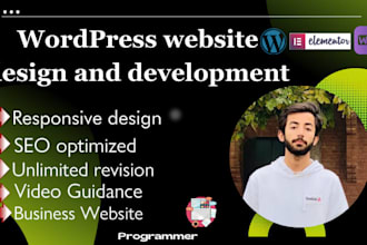 design wordpress website and development