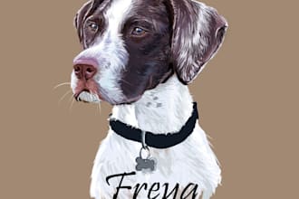 make custom pet portraits