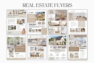 provide professional and modern real estate flyers