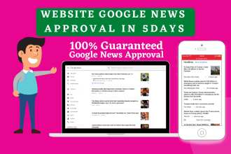 do google news approval on your website in super fast