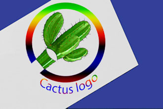 make a  cactus logo design for your business