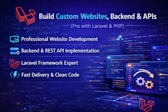 develop website backend and API in PHP
