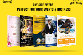 design creative edgy artsy flyer for you
