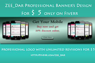 design Banners with unlimited revisions