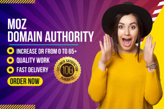 increase domain rating ahref dr and domain authority moz da with SEO backlinks