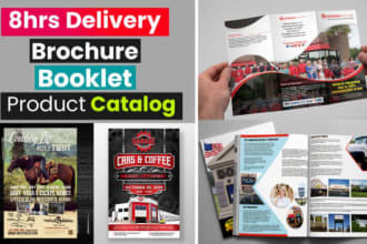 design flyers, brochure, catalog, booklet design
