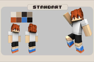 make a custom minecraft skin