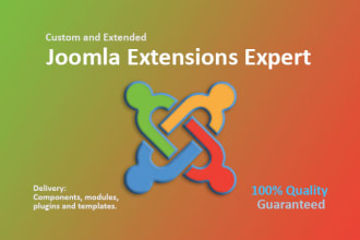 develop joomla extensions and theme