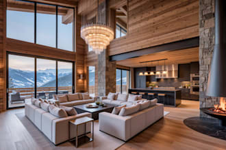 create 3d interior render