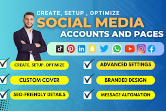 create, setup facebook business page