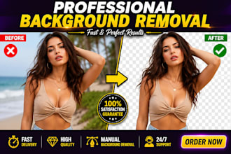expert photo editing, background removal using pen tool