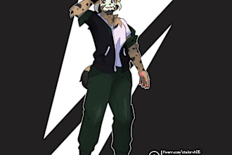 create bara, muscle, nsfw and original furry art