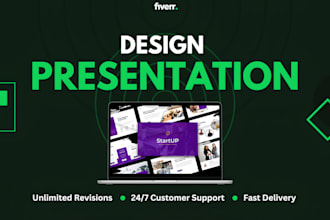 design premium powerpoint presentation and pitch deck