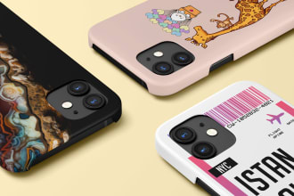do custom phone case design in bulk for pod business